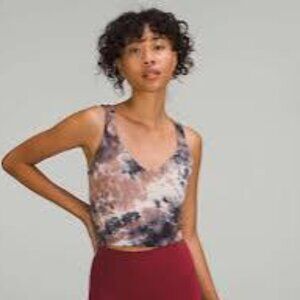 Lululemon Align Tank Top - Diamond Dye Seashell Smoky Topaz Graphite Grey